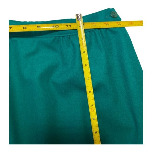 Vintage Pendleton Virgin Wool Women's Skirt Green Size 12 - Picture 4 of 12